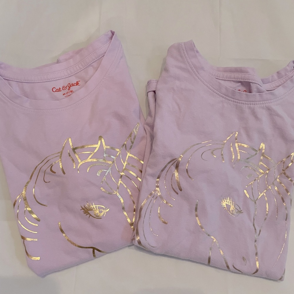Girls Unicorn shirts